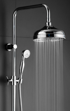 A44-CD - Wall-mounted shower panel with overhead shower by Rubinetterie Mariani - view 3